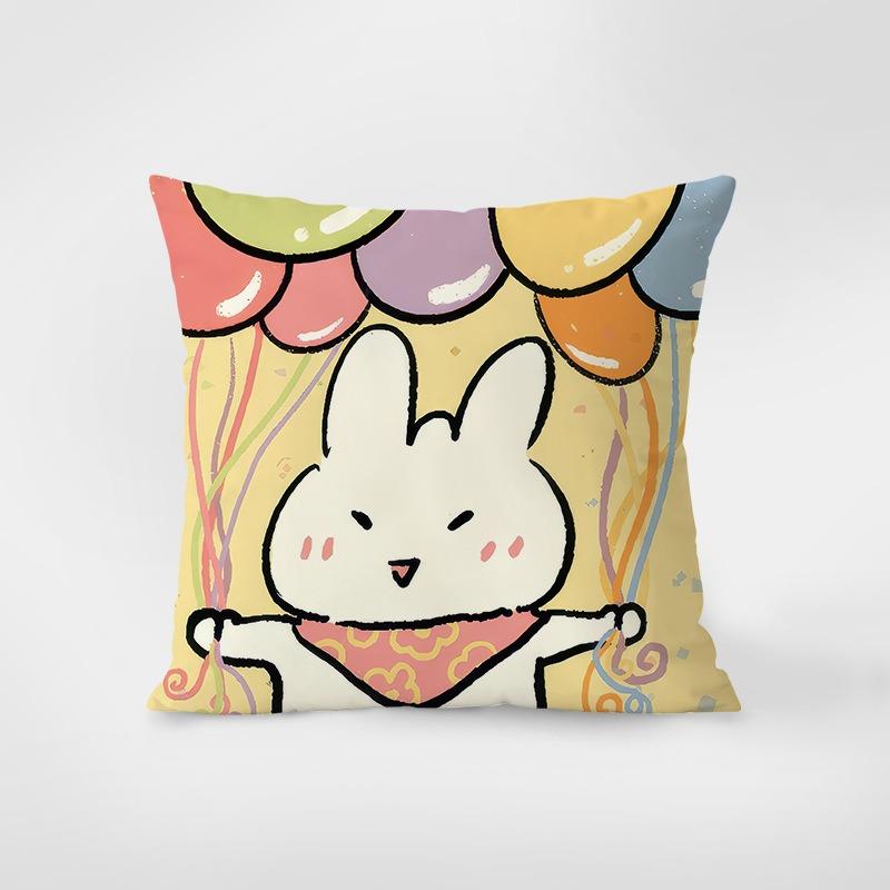 Stil desen animat Fericit Drăguț Față de pernă Îmbrățișare pentru cămin Decorare Birou Sufragerie Canapea Față de pernă