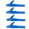 Fully Insulated Brass Test Clips 5mm Mini Jaw  4mm Safety Banana Jack, High Voltage Proof 3000V, 4/10pcs  for Electrical Testing