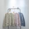 Autumn and winter new three-dimensional flower soft waxy loose knitted cardigan gentle wind sweet sweater jacket women