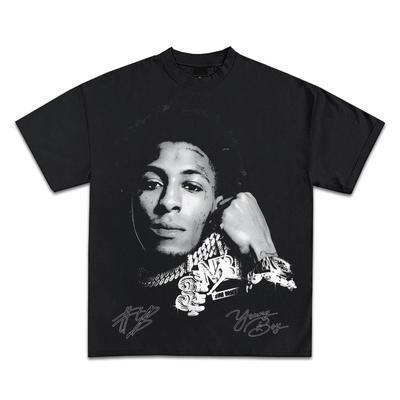Koszulki graficzne Youngboy Never Broke Again Premium Jakość Koszulki o dużej gramaturze dla dorosłych i dzieci Letnia odzież uliczna Harajuku Topy