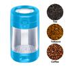 LED Lights Storage Container USB Rechargeable 50ml Sealed Box Moisture-proof Herb Container with Magnifying Lid Fathers Day Gift