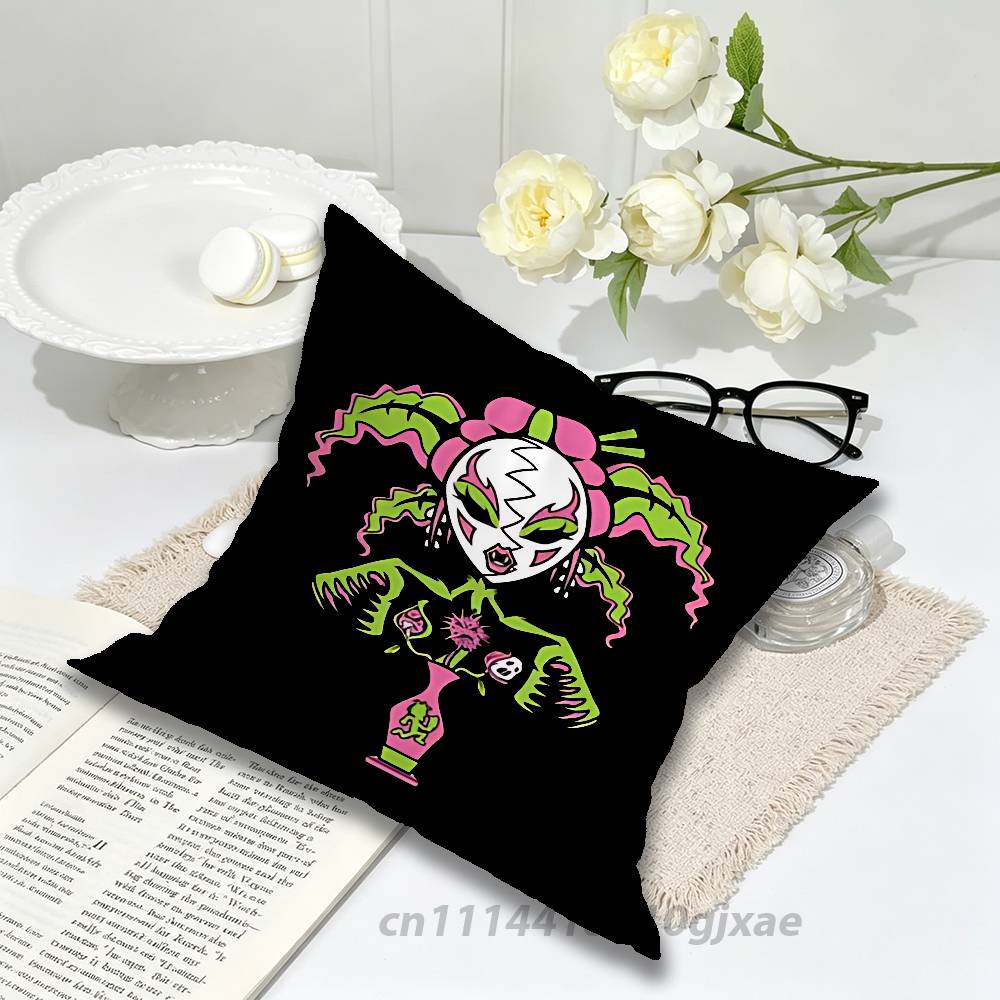 Hip Hop IInsane Clown Posse ICP Pillow Case Living Room Sofa Cushion Cover Suitable For Home Bedroom Room Decoration