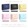 Jewel Beauty's Select Mini Wallet, Compact, with Ribbon Charm, Cute, Large Capacity, Easy-to-See Coin Purse, Stylish, Foldable, Water-Repellent, Mini