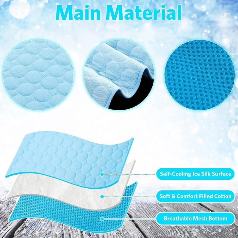 Soft Cat Bed Cushion for Small Medium Large Cat Soft Summer Must-Have Cat Summer Cool Cushion Summer Cooling Supplies