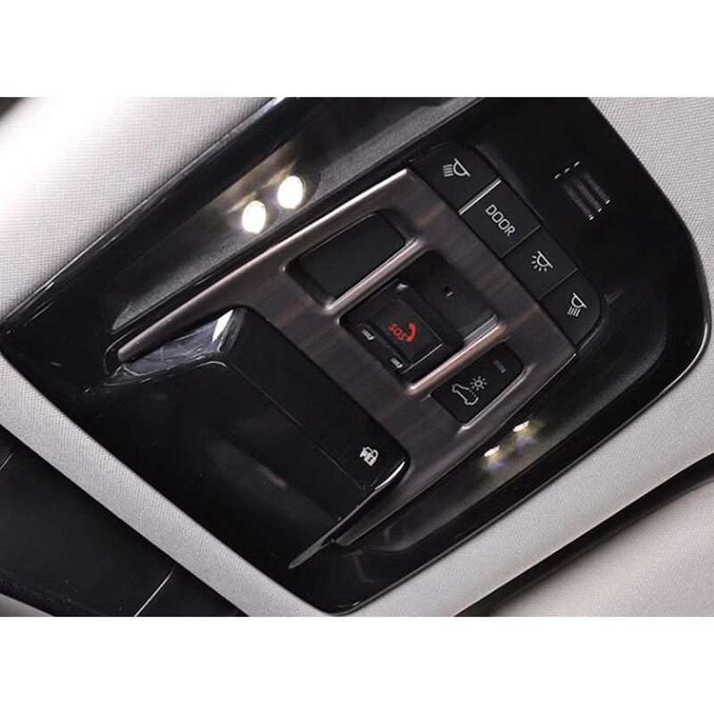 For Toyota Venza/Harrier    2024 ABS Car Front Reading Light Stick Cover Button Frame Body Trim Interior Accessories