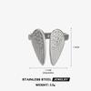 Creative Stainless Steel Cartoon Wings Rings for Women Girls Vintage Personlity Gold Color Opening Ring Trend Jewelry Wholesale