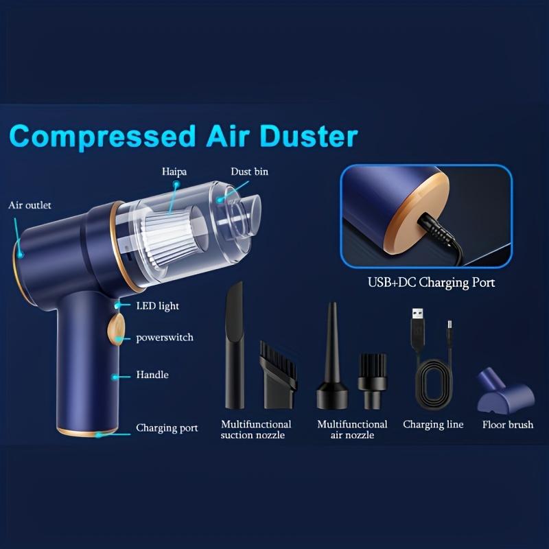 Car Vacuum Cleaner Multifunctional Suction Blowing Integrated With Charging Base Handheld Small Car Home Electric Cleaning
