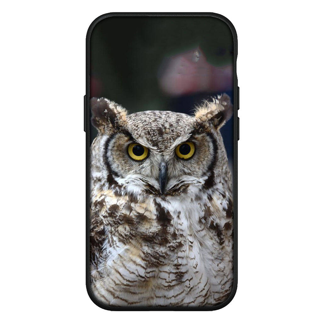 for Samsung Galaxy S25 S24 S23 S22 S20 S21 Ultra FE Plus A17 A37 A57 A56 A55 A06 A16 A15 A36 A26 A35 A05 A25 A54 A34 S10 Phone Case Owl Cover