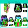Unspeakable 3 Pcs Large Capacity School Backpack Set For Kids