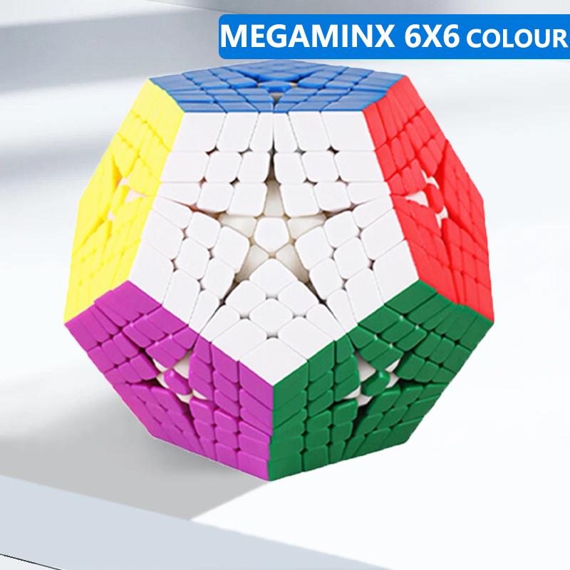 Sengso Speed Cube Megaminx 2x2 3x3 4x4 5x5 6x6 7x7 12stranná kostka Dodecahedron Pro děti Soutěžní kostka Puzzle bez samolepek