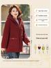 Hooded Fleece-Lined Cotton Jacket for Middle-aged & Elderly Women - Stylish Winter Collection