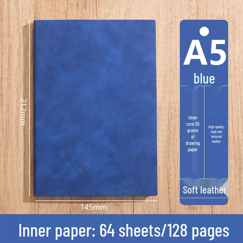 Custom Logo A5 High-End Office Notebook with Premium Cover and Inner Pages