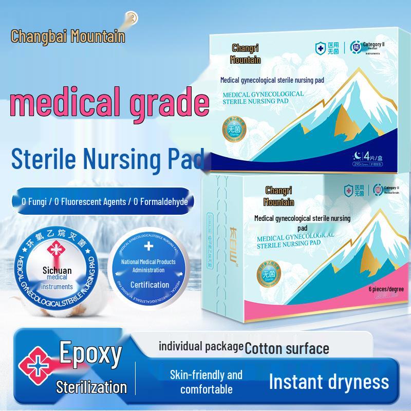 Changbai Mountain Medical Gynecology Menstrual Pads - Sterile Care for Day & Night Use