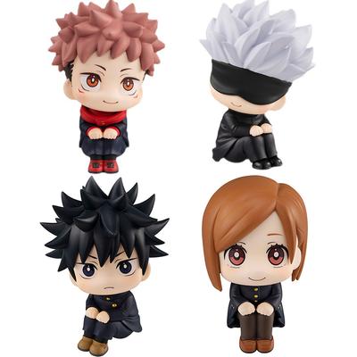 Anime 10cm Φιγούρα Jujutsu Kaisen Itadori Yuji Gojo Satori Fushiguro Megumi Kugisaki Χαριτωμένο Παιχνίδι Διακόσμηση Αυτοκινήτου Μοντέλο PVC Παιχνίδι Δώρο