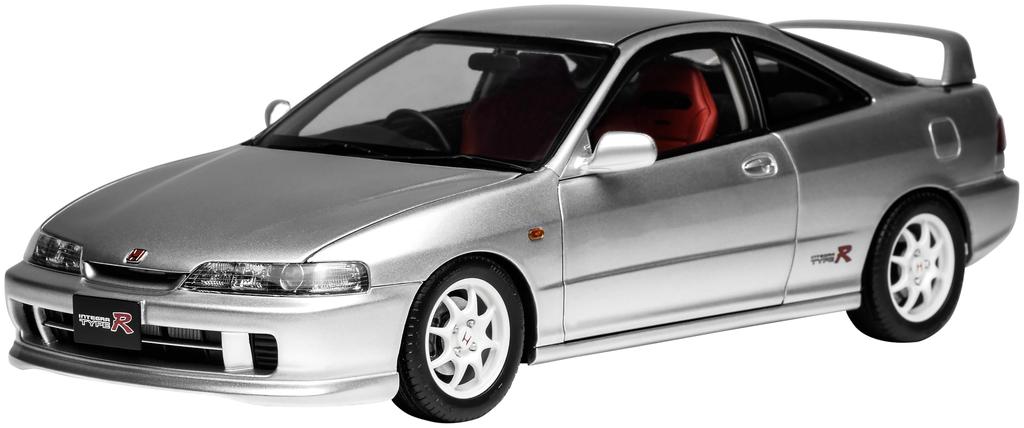 FREESTYLE MOTORHELIX Scale Honda Integra Type R Early Version Vogue Silver Metallic Finished Model M85202 1/18 (DC2)