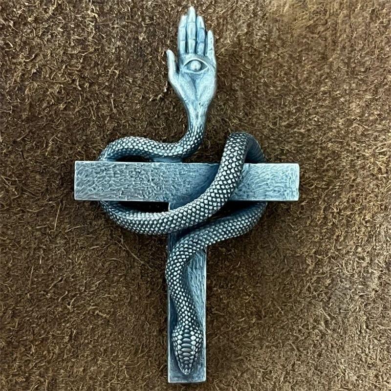 Theme Retro Snake Necklace Alloy Material Trendy Youth Gift Decoration Teens