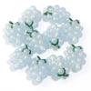 10pcs/lot Plated Colored Acrylic Beads Cute Grape Shaped Big Hole Loose Spaced Beads For DIY Headwear Hairpins Decor Accessories