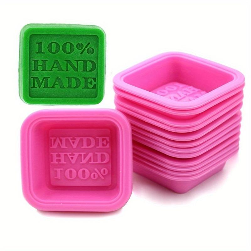 2pcs Color Randomly Pan Multifunctional Soap Molds Making Supplies Silicone Molds Circle Baking Soap Making