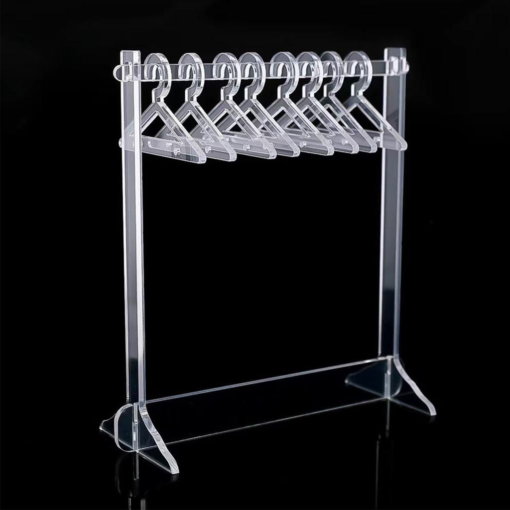 Ohrring-Organizerständer Kompakter Transparenter Acryl Schmuck Hänge-Präsentationsständer für Halskette Ohrstecker Typ 2