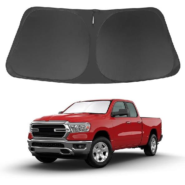 TINGLU Sun Shade For Tesla Model X Tesla X 2016-2024 2025 Accessories Windshield Sun Shade Window Shade UV Rays Protection Sun Visor Cover With