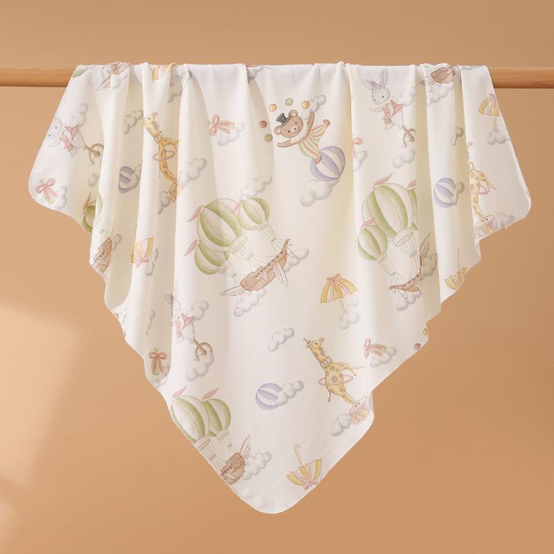Newborn A-Class Infant Pure Cotton Swaddle Blanket - Soft and Cozy for Delivery Room 85x85 cm