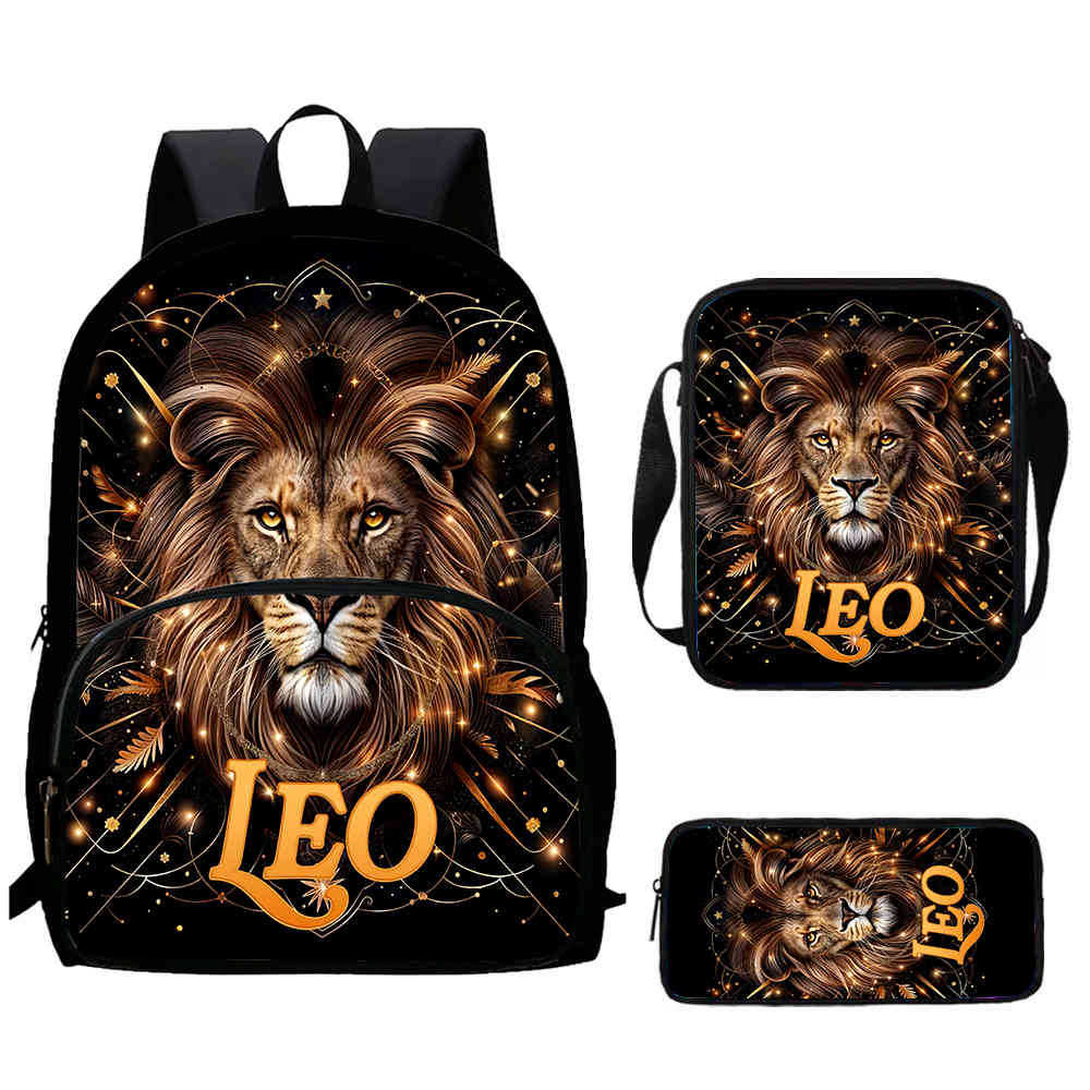 12 Sternbilder Schultasche High Definition Multifunktion Oxford Leichter Rucksack Haare