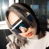 Oversized Wrap Around Sunglasses Goggle Women Men One Piece Shades Riding Cycling Sun Glasses Brand Designer Eyewear UV400 Oculo