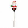 Warm Light Christmas Glowing Stick Handheld Santa Claus Flash Wand Handheld Luminous Toy  Outdoor