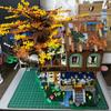 LOZ 1033 Architecture Forest Tree House Cabin Waterwheel Swing River Leaves Mini Blocks Bricks Building Toy for Children No Box