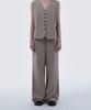 Mausolleum Lydia Suit Wide Pants - Beige