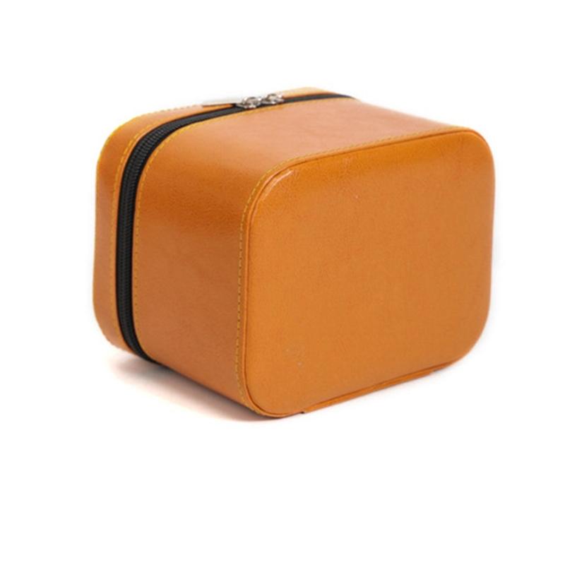 Portable Jewelry Organizer Case with Multiple Compartments for Bracelets Soft Velvets Lining Box Travel Essential