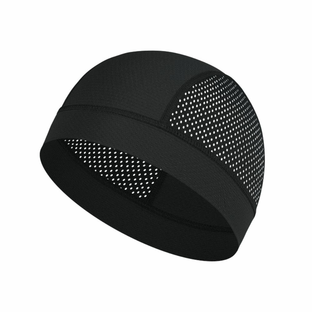 Outdoor Thin Mesh Skull Beanie Cap Quick Dry Sun Protection Cycling Helmet Liner Cap Solid Color Breathable Summer Cycling Cap