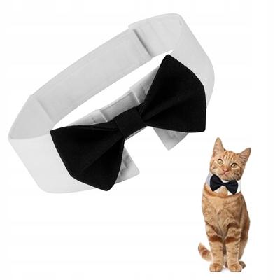 Bow Tie For Dog Cat Universal Velcro Elegant Party Outfit Size L