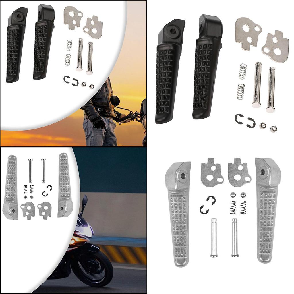2Pcs Footrests for Honda CB400 1993-1998 Motorcycle Rear Passenger Foot Pegs