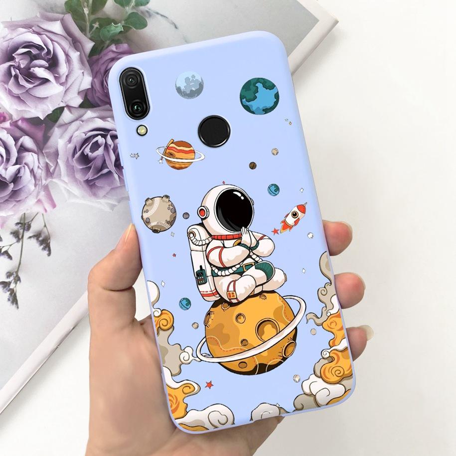 For Huawei Y9 Prime 2019 Case Shockproof Astronaut Silicone Soft Fundas For Huawei Y9 Y 9 Prime 2019 STK-LX3 JKM-LX3 Phone Cover