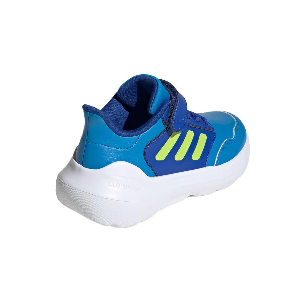 Adidas Tensaur Run 3.0 EL Comfortable Fashion Versatile Durable Low-Top Outdoor Shoes Kids Shoes Royal-Blue Fluorescent-Green JH8604