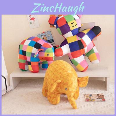 Elmer's Colors Elefant Gosedjur Mjuk Och Mysig Gosedjur För Barn