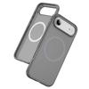 Matte Carbon Fiber Pattern Clear Phone Case for IPhone 17Air 16E 15 14 Plus 13 12 Pro Max Magnetic Charge Anti-Drop Protect Case