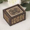 Wooden Hand Crank Music Box 8 Note Mechanism Harry Potter Theme Melody Vintage Craft Decoration Gift for Kids Adults Birthday