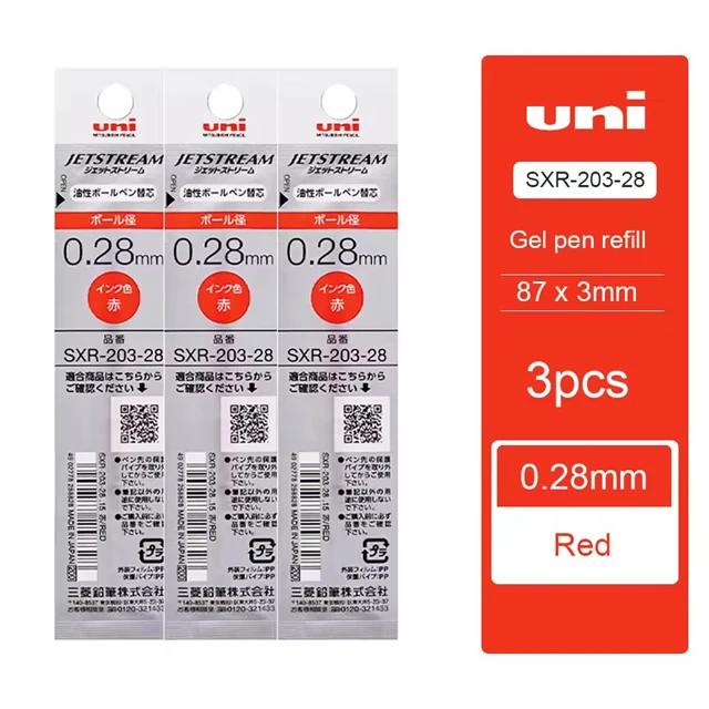 Uni Jetstream Business Pens 0.28/0.38mm Super Fine Nib Quick-drying Non-inking Oil Ballpoint Pen Anti-roll Rod Write Accessories