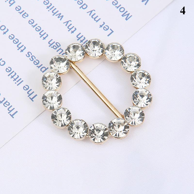 1Pcs Pearl Rhinestone Clothing Corner Knot Buckle Waist Buckle Silk Scarf Clothes T-Shirt Shirt Hem Buckle Luxury Decorative