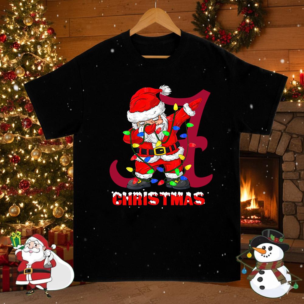 

Merry Christmas Alabama Black Color Full Size Shirt BL1807 Unisex T-Shirt XXXXL