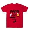 Papa 2026 T Shirt Future Dad French Texts Beer Lovers Father's Day Gift Men Clothing Soft T-shirt Pregnancy Announcement Tshirt