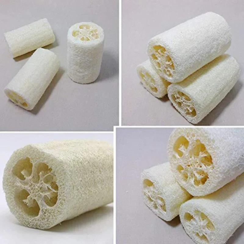 6 Pack of Organic Loofahs Loofah Spa Exfoliating Scrubber Natural Luffa Body Wash Sponge Remove Dead Skin Made Soap