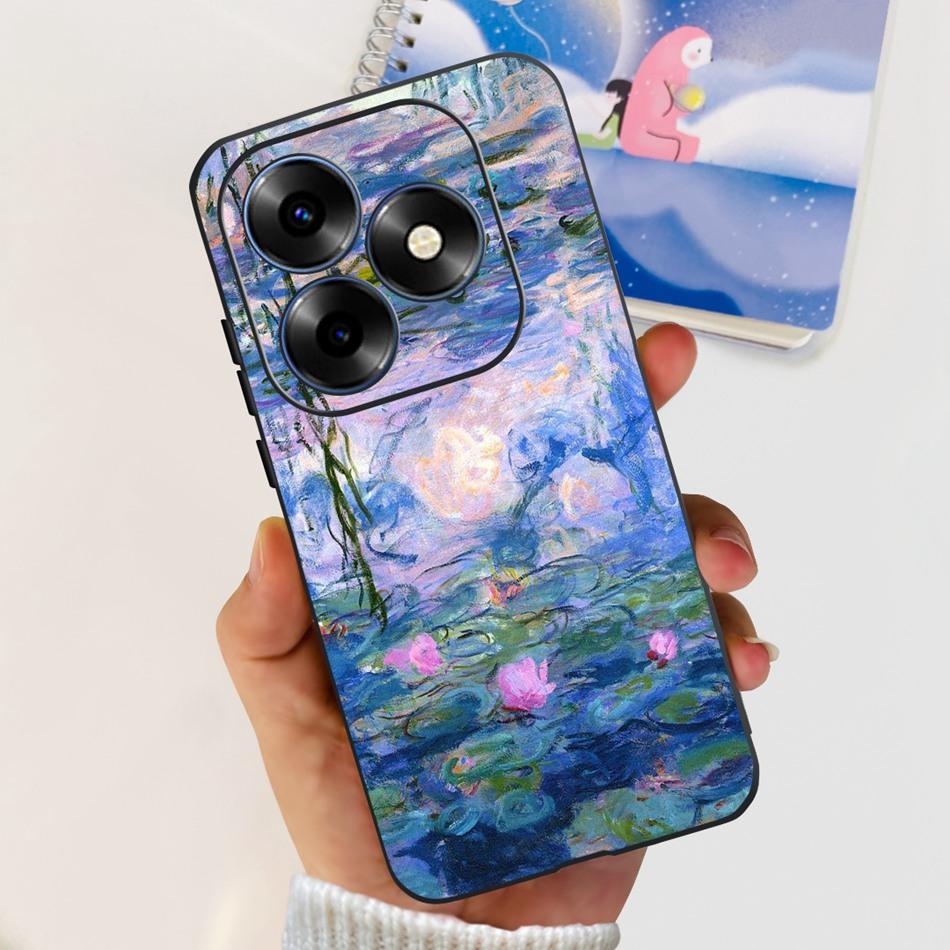 For Itel S23 Plus S681LN case itel S23 S665L Fashion Elegant Painted Soft Silicone TPU Phone Back Cover For Itel S23+ S23Plus