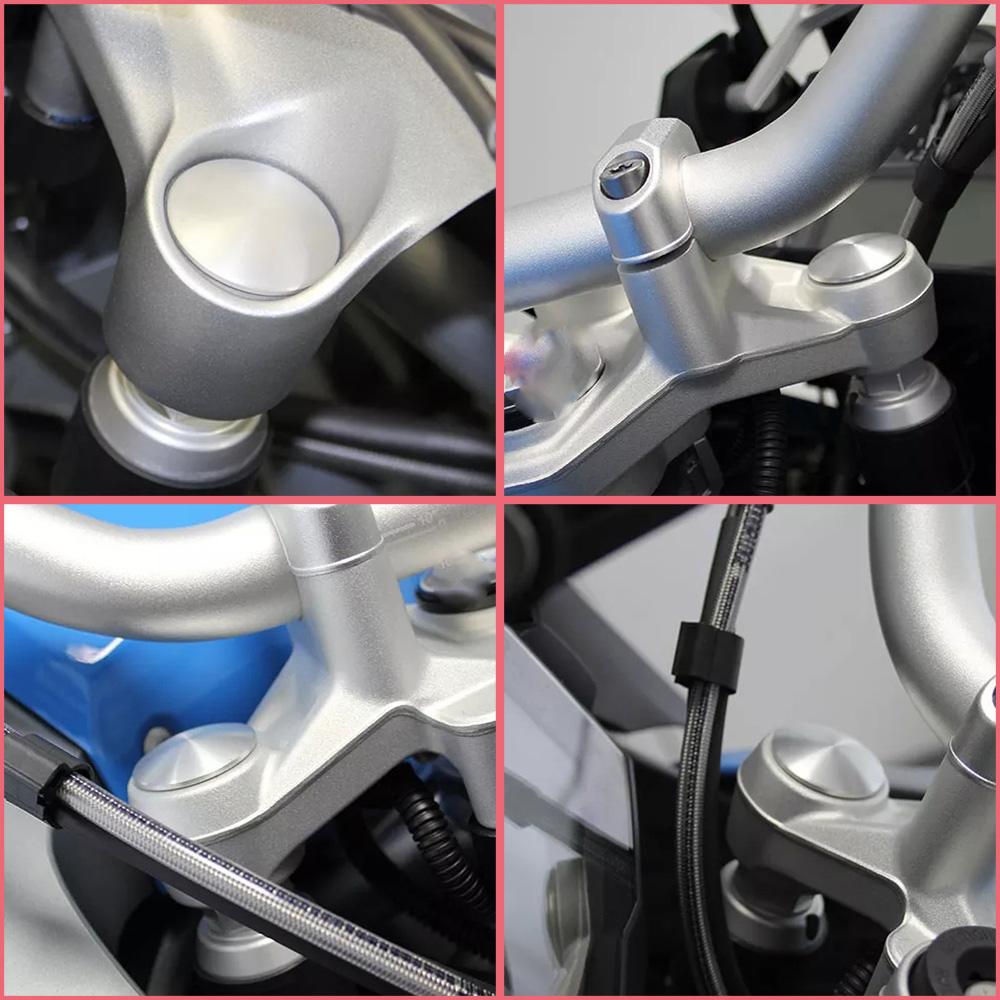 NICECNC Front Fork Top Tube Cover For BMW R1200GS Adventure R 1200 GS 2014-2018 R1250GS Adventure R 1250 GS GSA 2019-2023