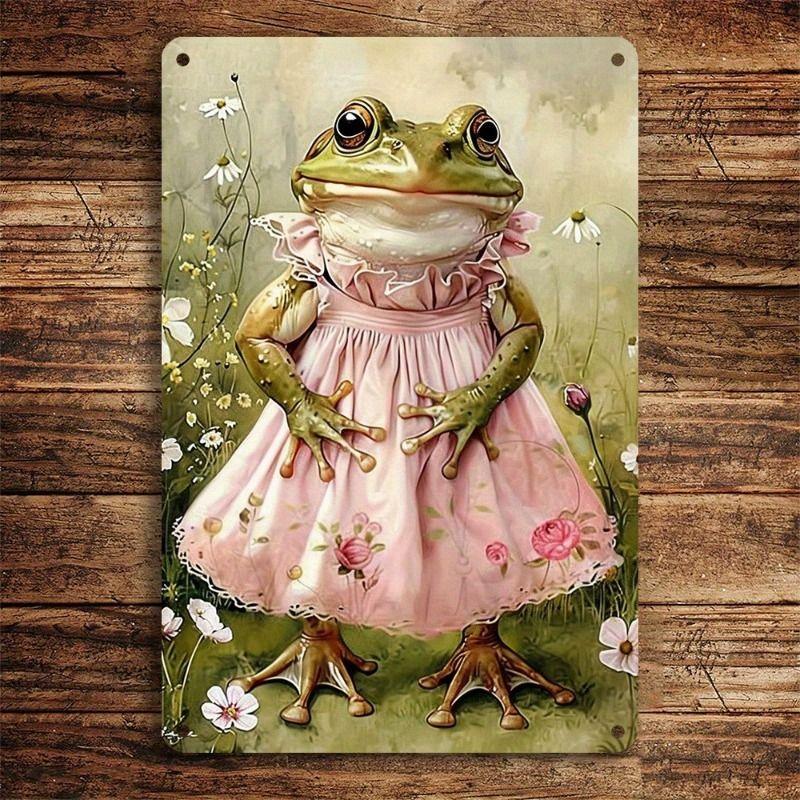 Retro Metal Animal Wall Art for Home Kitchen Farm Cafe Garden