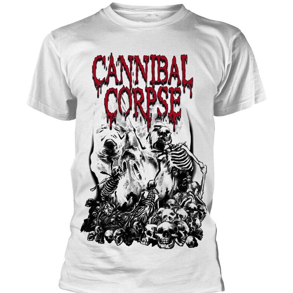 Rare Cannibal Corpse Pile Of Skulls Cotton Unisex All Size T-Shirt THAEB02920 XXXXL
