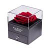 Rosenbox, Infinity Rose Schmuckgeschenkbox, Echte Rose Rot, Rosen-Geschenkset