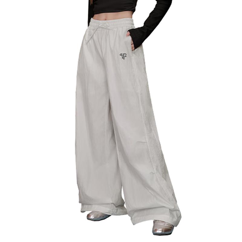UNIFREE Women's Lightweight Quick-Dry High-Waist Wide-Leg Casual Pants